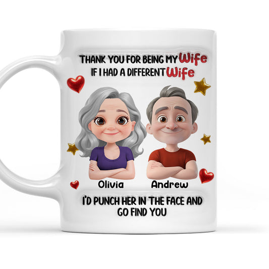 Punch To Find You - Personalized Custom 3D Inflated Effect Mug