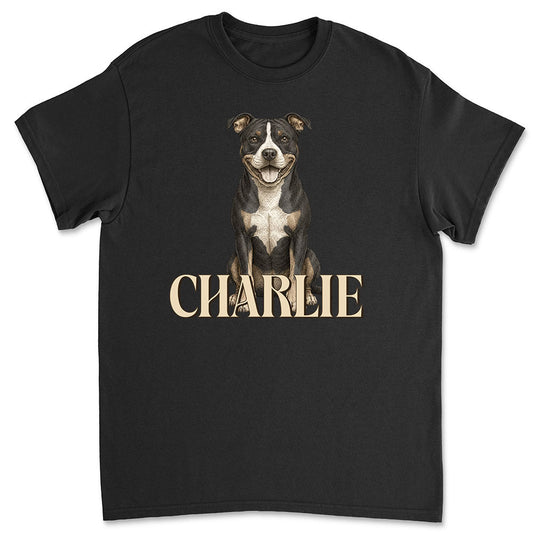 Realistic Dog Dad - Personalized Custom Shirt