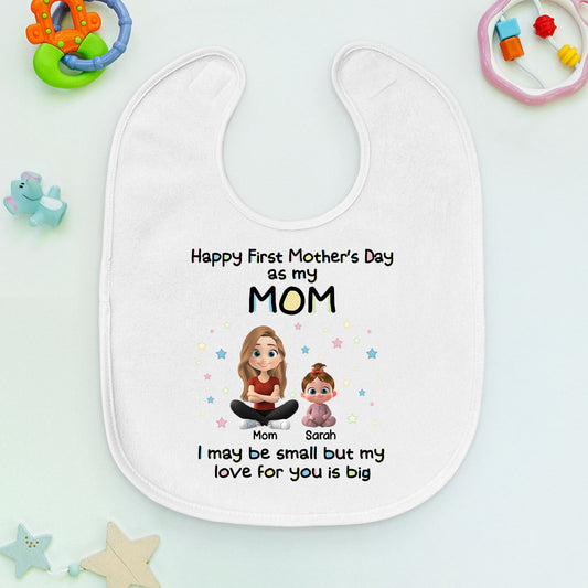 Our First Mother Day - Personalized Custom Baby Bib