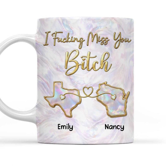 Miss You New Style - Personalized Custom 3D Effect Mug