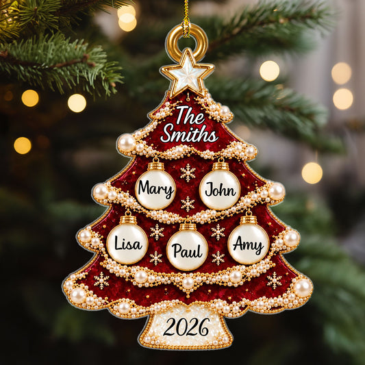 Christmas Tree of Love - Personalized Acrylic Ornament