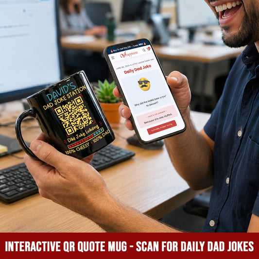 Cheesy Dad Joke - Personalized Custom Coffee Mug