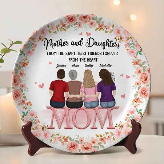 Mother And Daughter - Personalized Custom Plate
