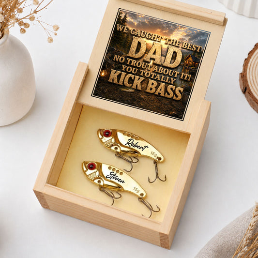 We Caught the Best Fishing Dad - Personalized Custom Fishing Lure