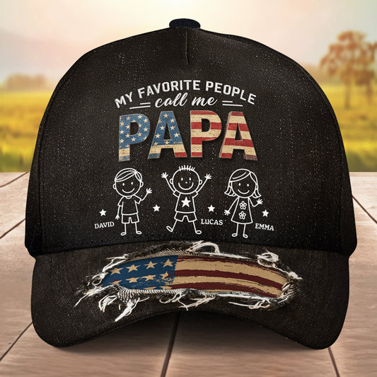 Best Dad Ever - Personalized Custom Classic Cap