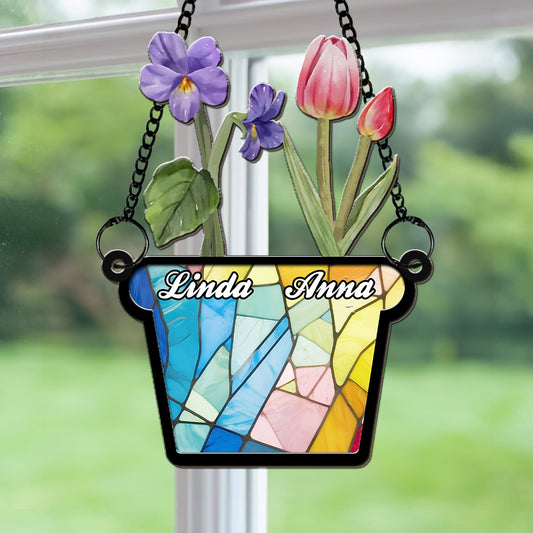 Birth Flower - Personalized Suncatcher