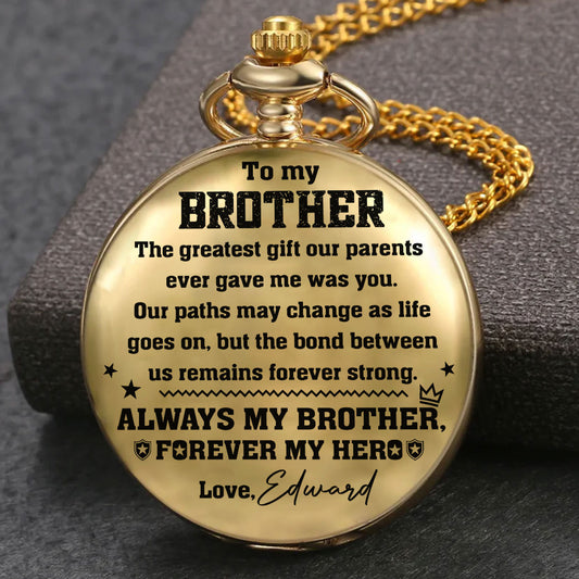A Bond That Never Fades - Personalized Custom Pocket Watch