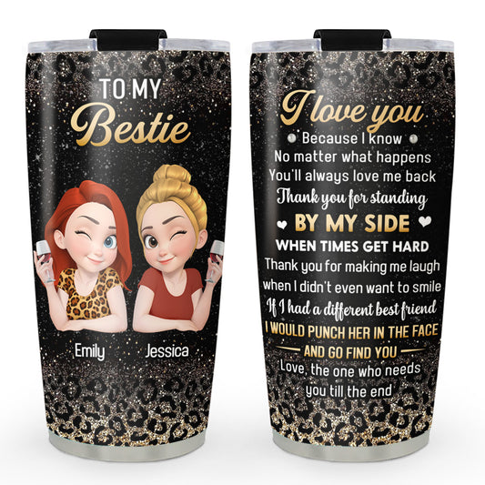 Bestie On Point - Personalized Custom Tumbler