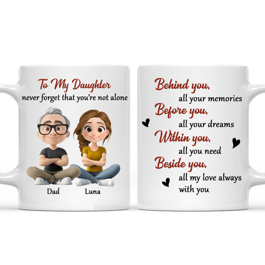 Never Forget That I Am Here - Personalized Custom Coffee Mug
