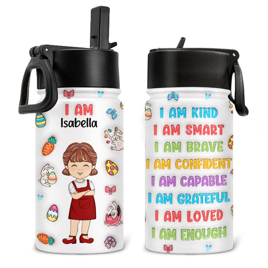 I Am Loved - Personalized Custom Kids Water Bottle