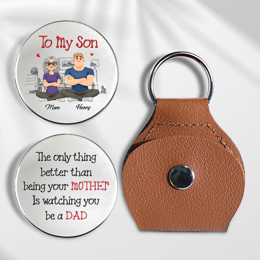 Being A Dad - Personalized Custom Pocket Hug
