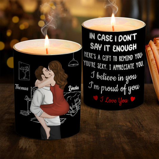 I Am Proud Of You - Personalized Custom Candle