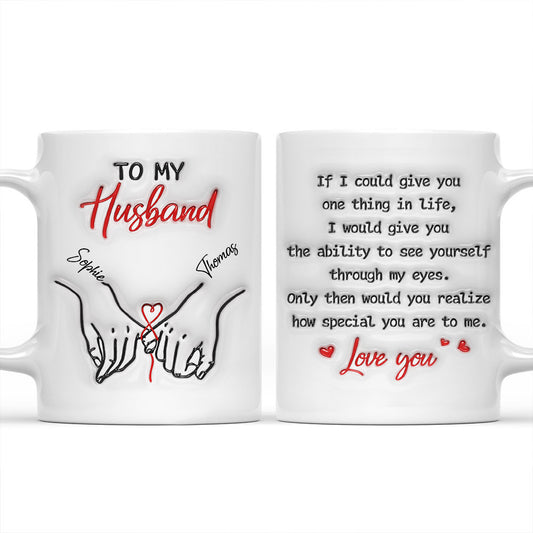 How Special You Are To Me I Love You - Personalized Custom 3D Inflated Effect Mug