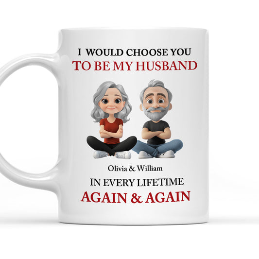 I Choose You - Personalized Custom Coffee Mug