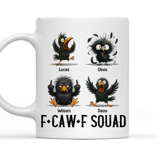 FCAWF Squad Crow - Personalized Custom Coffee Mug