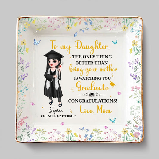 A Sweet Ending To The New Beginning - Personalized Custom Jewelry Dish