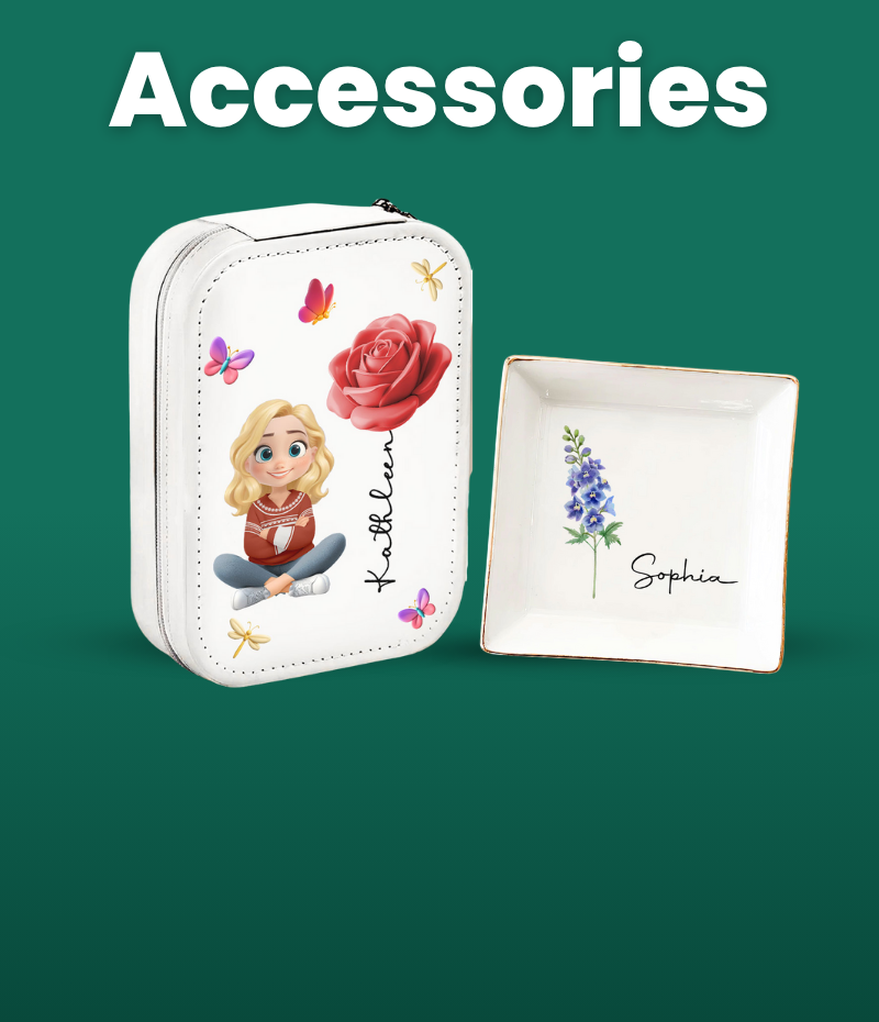 Blessed Grandma Butterfly - Personalized Custom Leather Bag