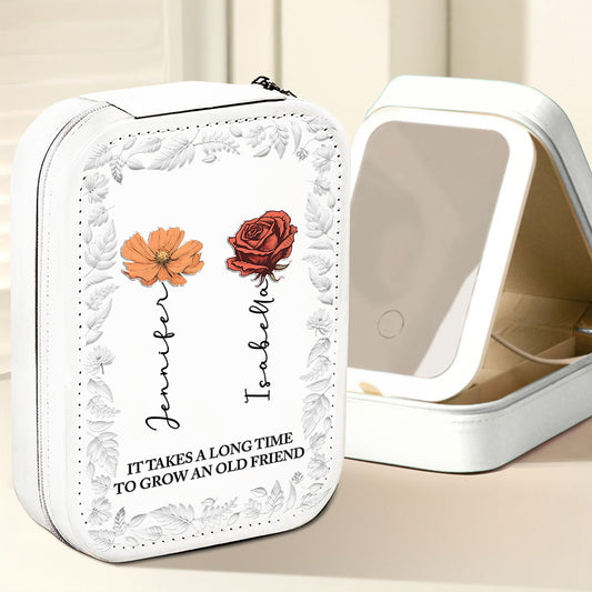 Grow An Old Friends - Personalized Custom Jewelry Box With LED Mirror