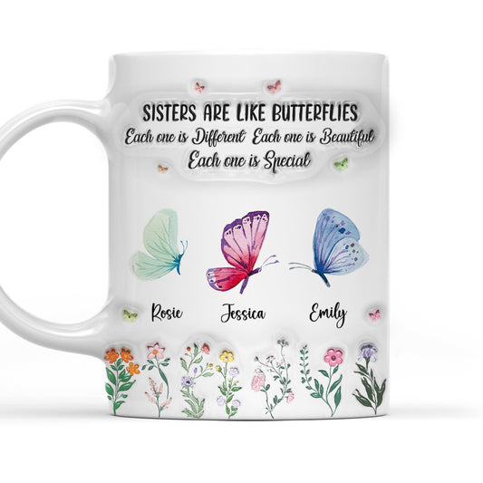 Sister Are The Gardeners Of Our Souls - Personalized Custom 3D Inflated Effect Mug