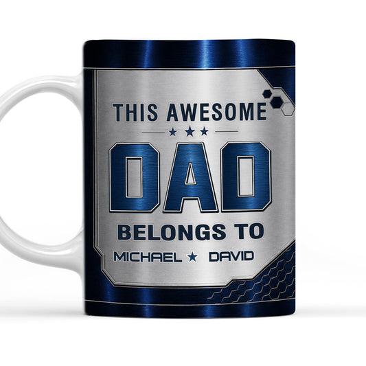 This Daddy - Personalized Custom 3D Inflated Effect Mug