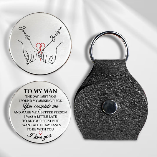 I Found My Missing Piece - Personalized Custom Pocket Hug