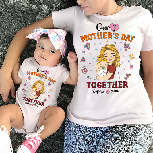 1st Mothers Day Together - Personalized Custom Shirt