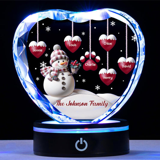 Sweet Heart - Personalized Custom Crystal Led Light