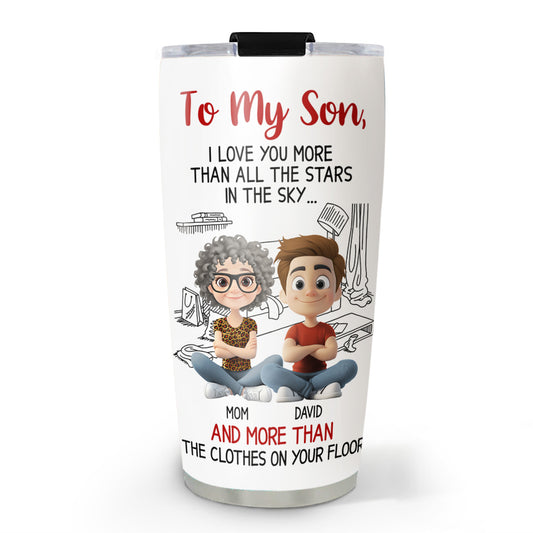 Love You Always My Son - Personalized Custom Tumbler