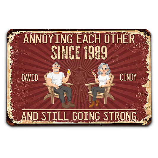 Everlasting Love - Personalized Custom Metal Sign