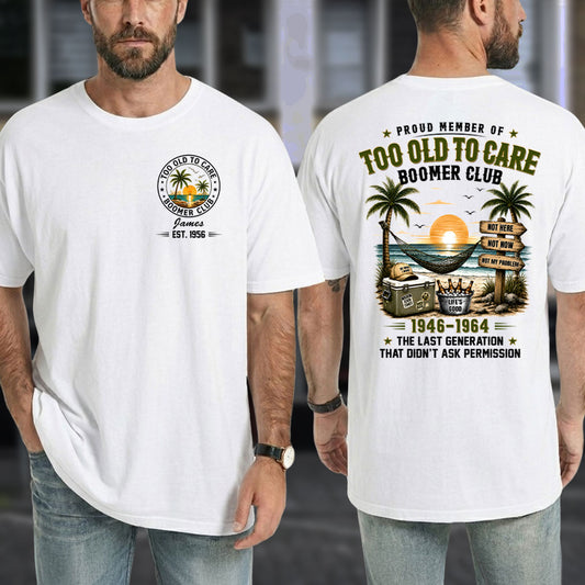 My Give A Damn Is Broken - Personalized Custom Shirt 