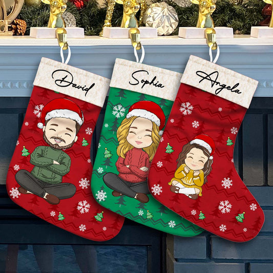 Family Christmas Stocking - Personalized Christmas Stocking