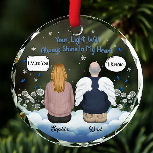 If Love Could Have Saved You - Personalized Custom Glass Ornament