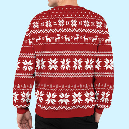 I Love - Personalized Custom All-Over-Print Sweatshirt