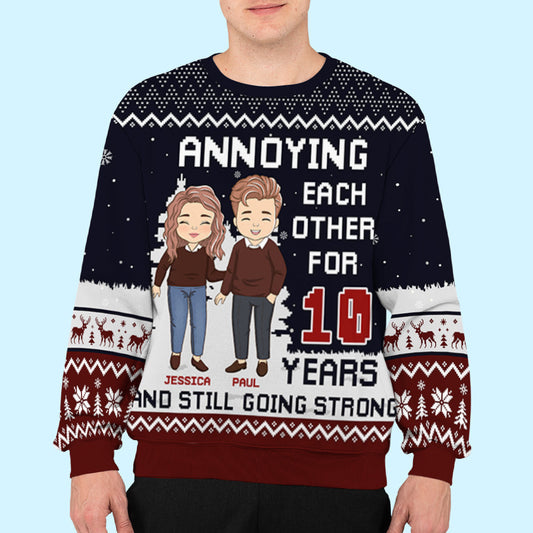 Still Going Strong - Personalized Custom All-Over-Print Sweatshirt