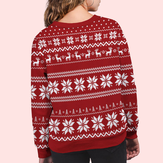 I Love - Personalized Custom All-Over-Print Sweatshirt