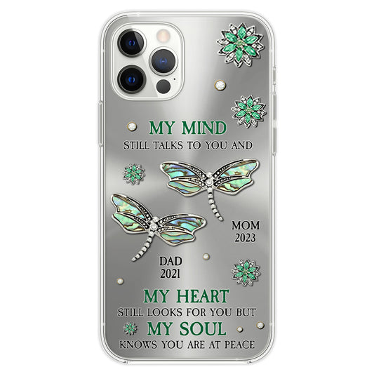 Dragonfly My Mind My Heart My Soul - Personalized Custom Phone Case