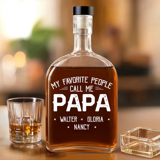 My Favorite People - Personalized Spirits Decanter