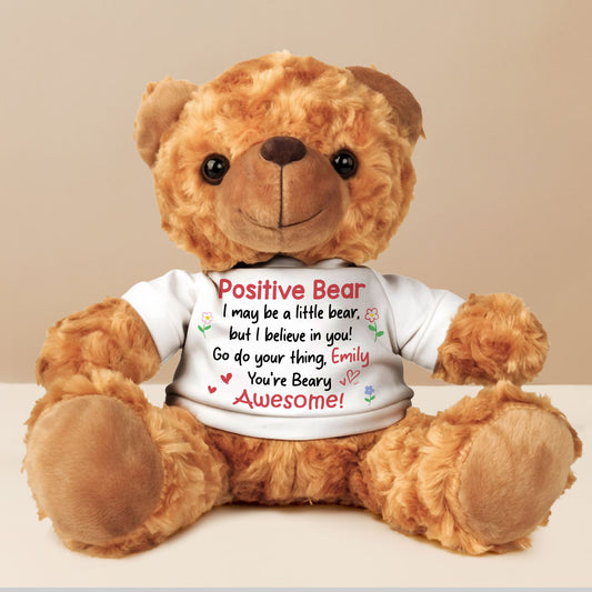 Positive Bear - Personalized Custom Cuddle Bear