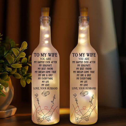 My Life My Love 2 - Personalized Custom Bottle Lamp