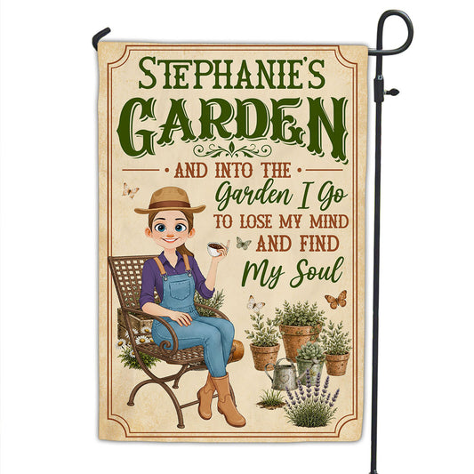 Planting Girl - Personalized Custom Flag