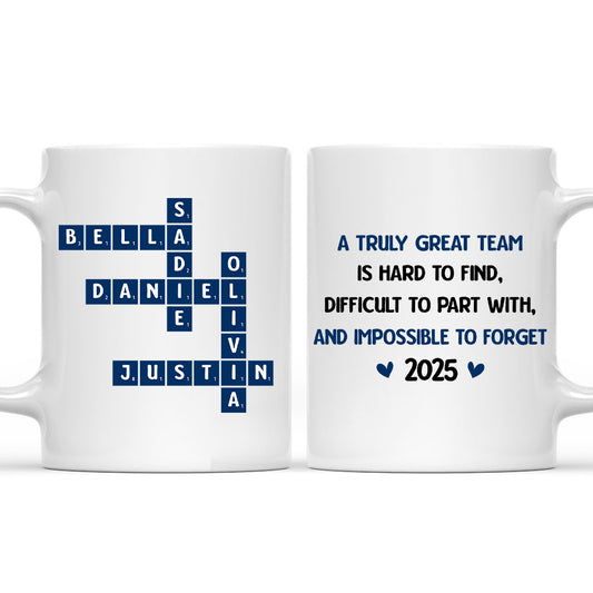 A Truly Great Team - Personalized Custom Coffee Mug