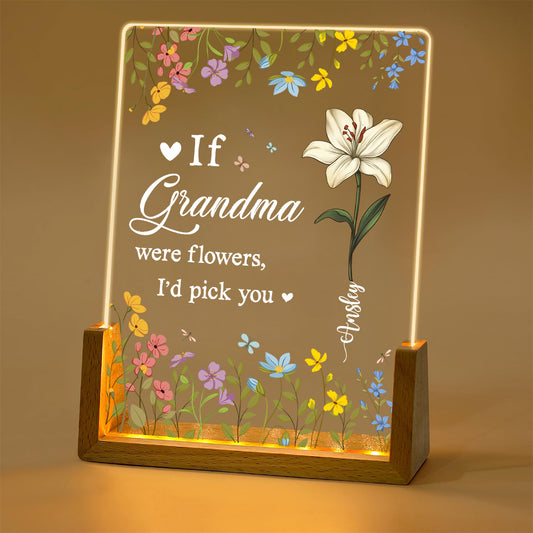 I Would Pick You - Personalized Custom Night Light
