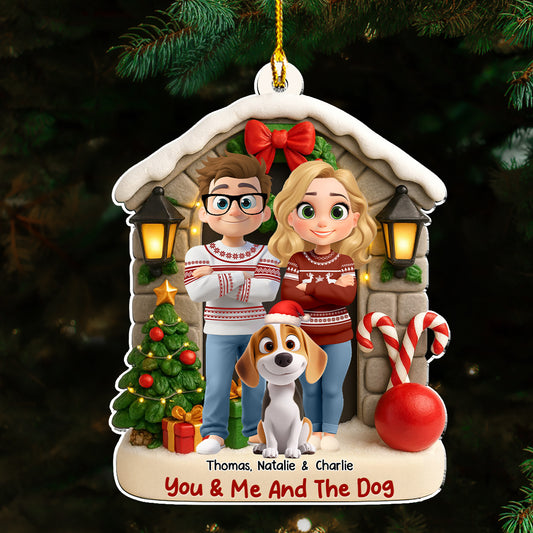 Bond Of Love - Personalized Custom 3D Effect Acrylic Ornament