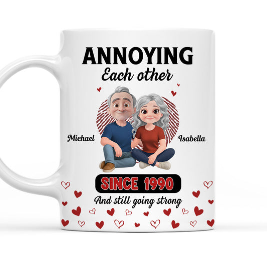 Annoying Each Other - Personalized Custom Coffee Mug