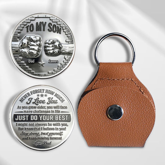 To My Son I Believe In You - Personalized 3D Printing Pocket Hug