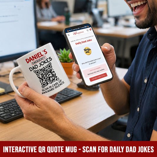 Emergency Dad Joke - Personalized Custom Coffee Mug