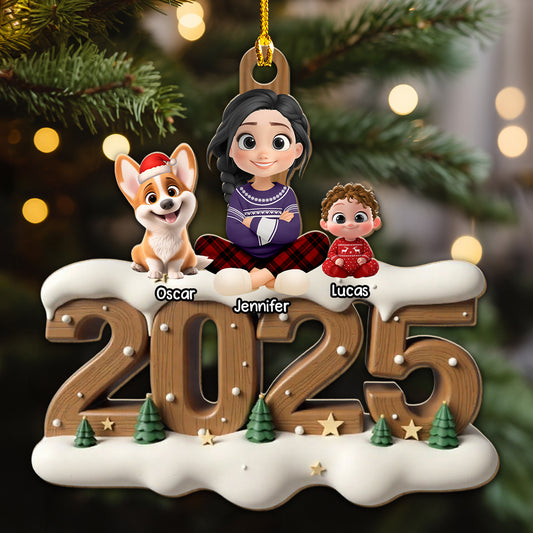 As A Parent Now Onwards - Personalized Custom 3D Effect Wood Ornament