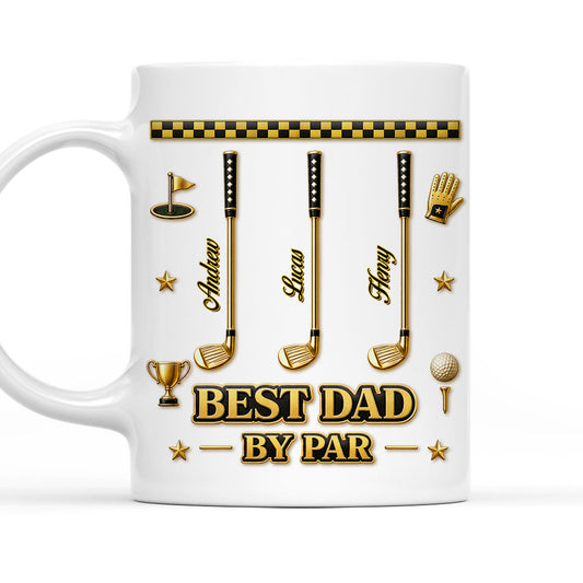 Dad You Are A Hole In One - Personalized Custom 3D Effect Mug