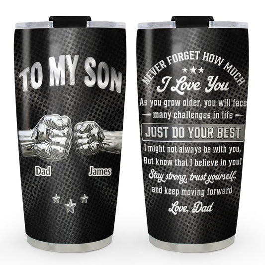 Son I Believe In You - Personalized Custom 3D Effect Tumbler
