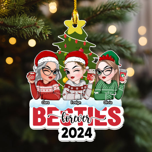 Bestie Forever - Personalized Custom Acrylic Ornament